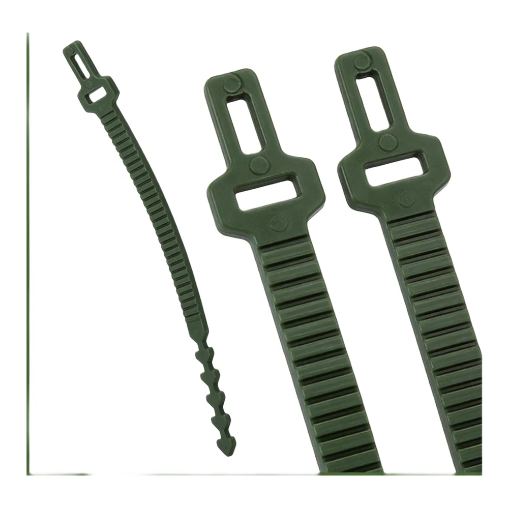 10PCS Heavy Duty Soft Rubber Tree Ties Adjustable Plant Support Straps with Space Design for Healthy Tree Growth Outdoors