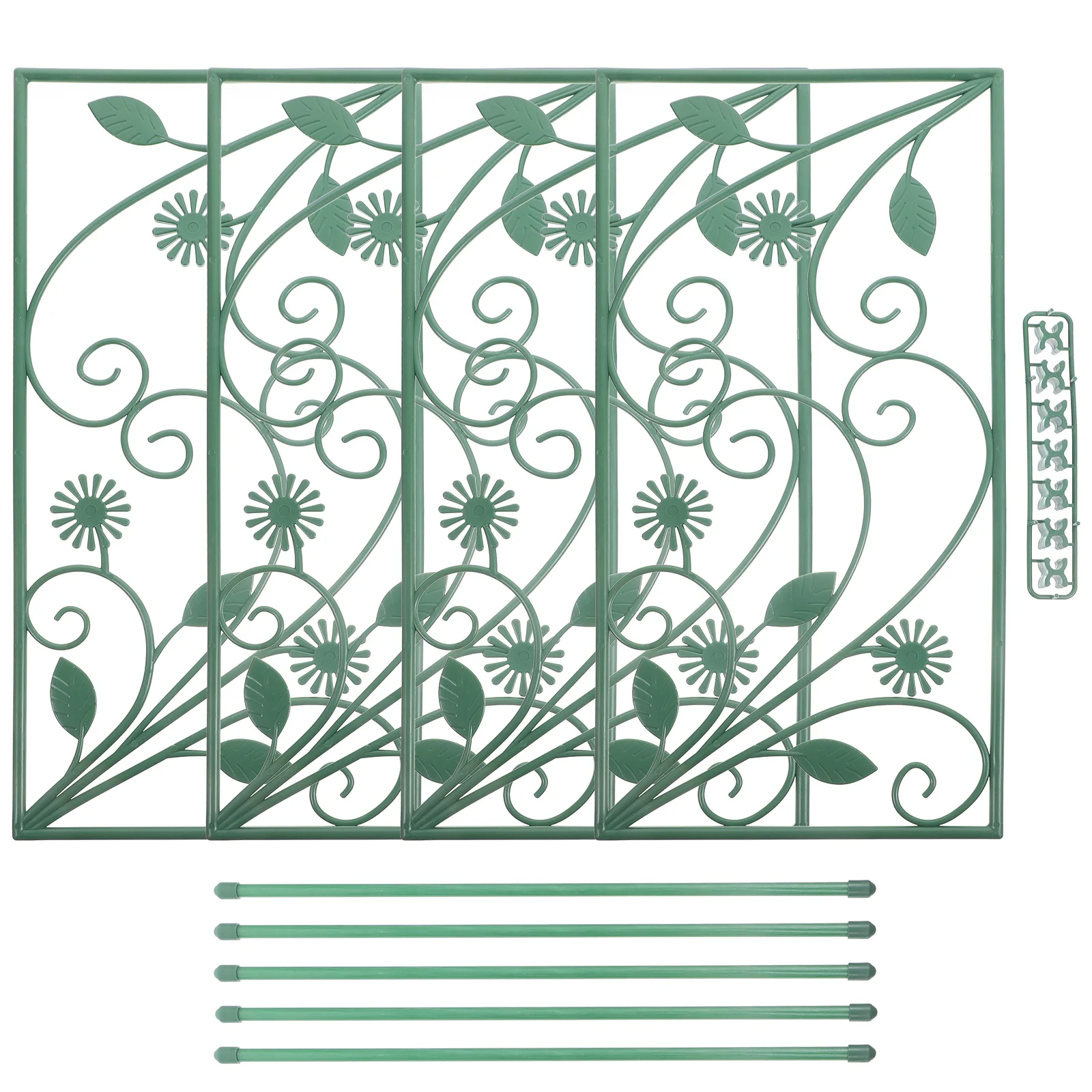 

1 set Climbing Plant Trellis Screen Garden Trellis For Potted Plants Indoor Outdoor Support Rack Vine Shaping Stand Plant