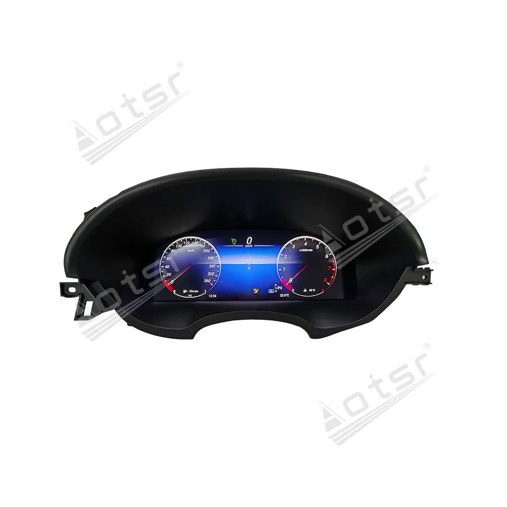 12.3 inch Digital Cluster Odometer Screen For Mercedes-Benz CLS 2012-2017 LCD Multimedia Player Dashboard Speed Meter