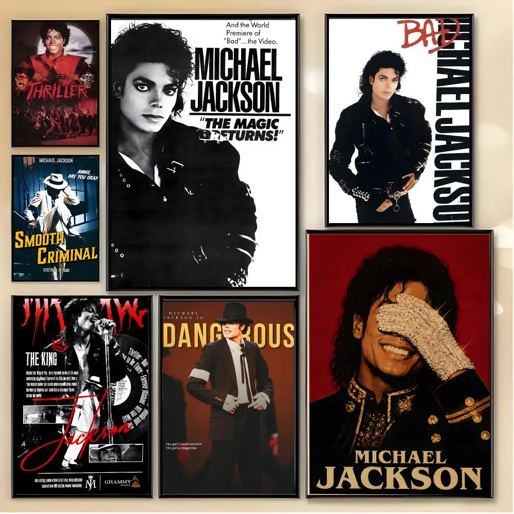 Glamorous Iconic Star M-Michael Jackson Poster Unique Home Decoration Ideas & Stylish Interior Art