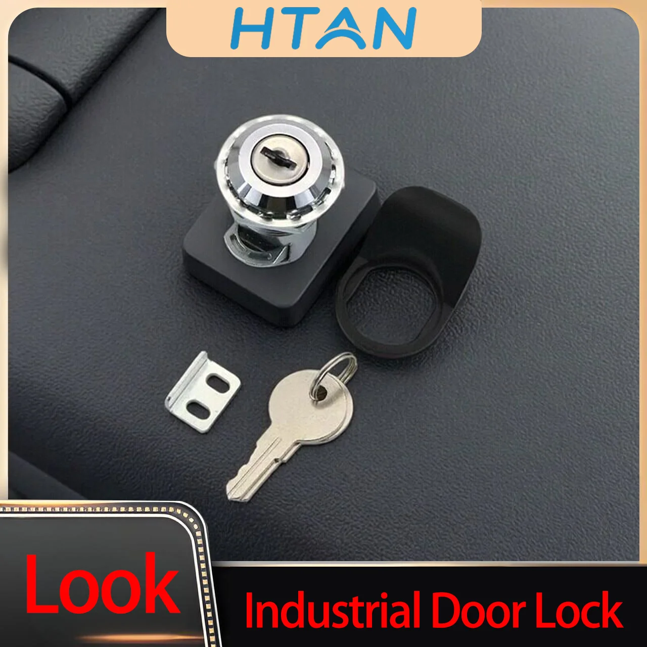3pcs Zinc Alloy Cylindrical Plum Blossom Telescopic Spring Lock for Electrical Cabinets Lightboxes Stamping