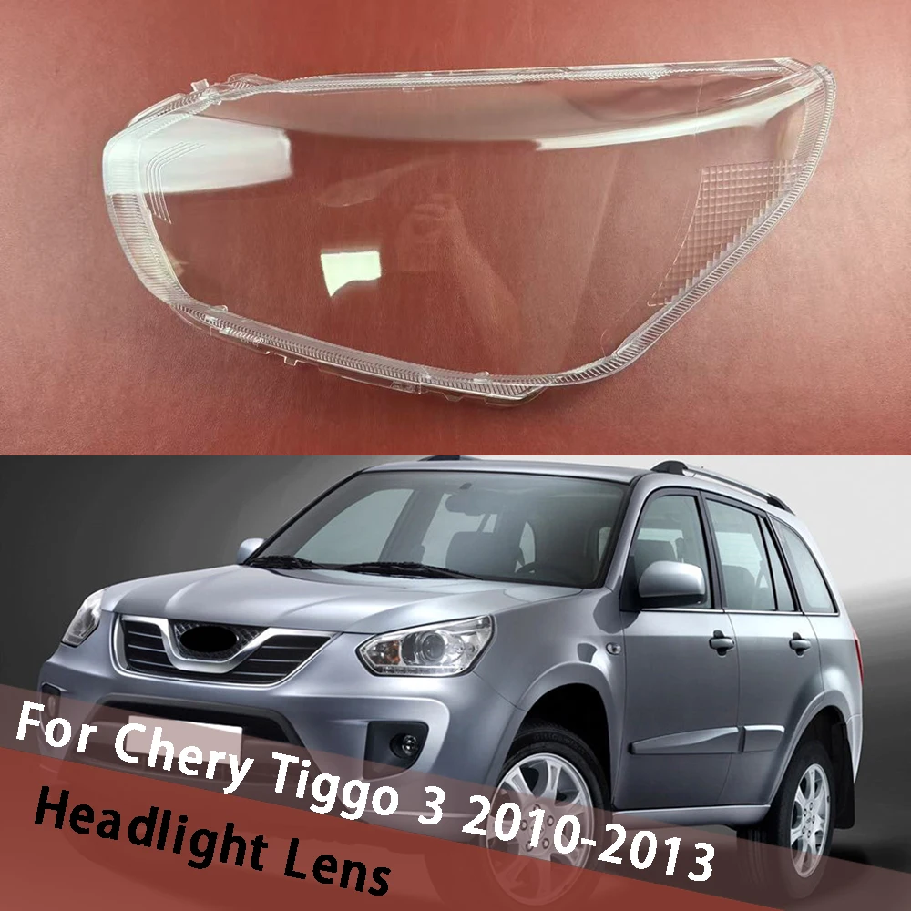 

For Chery Tiggo 3 2010 2011 2012 2013 Headlight Shell Transparent Lampshade Headlamp Cover Head Light Housing Lens Plexiglass