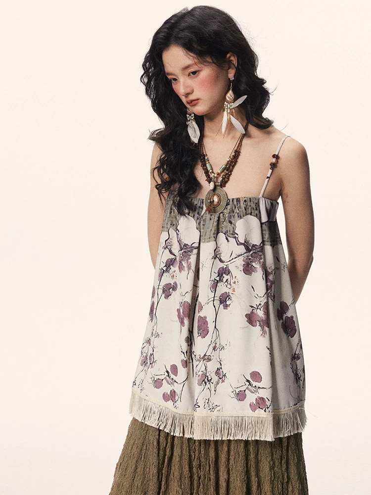 

New Chinese Sle Beaded Tassel Ethnic Feel Top Spring e Willow Rong Feel National Sle String Bead Tassel Strap