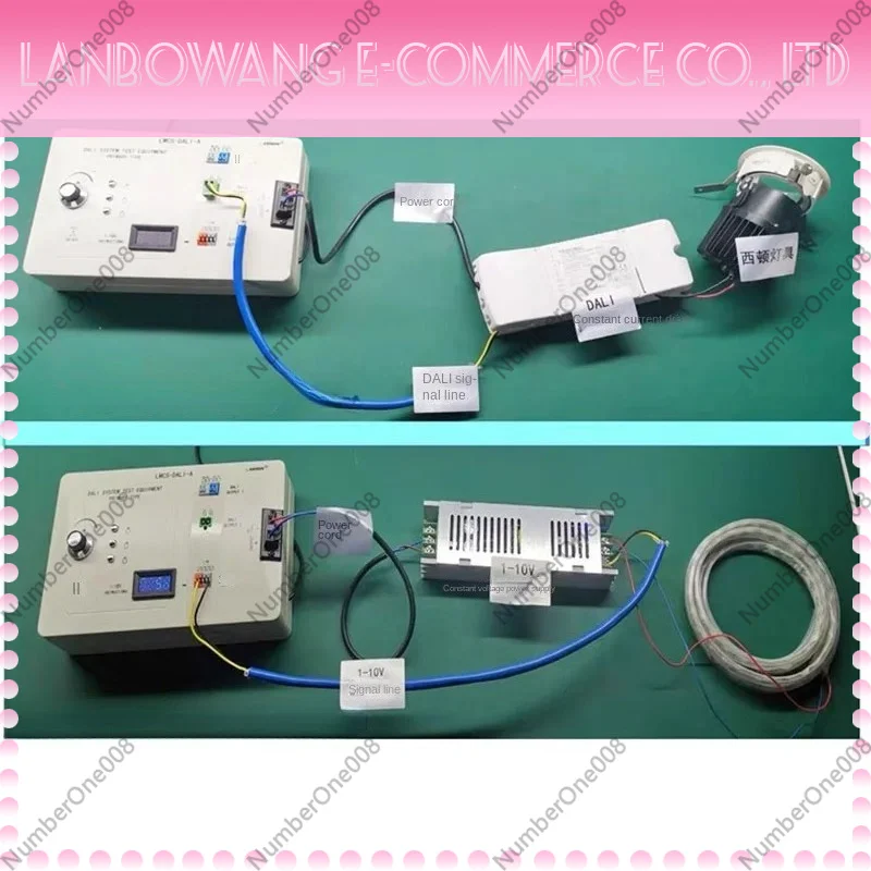 

DALI 1-10V Signal Generator Multi Dimmer Knob Tester with Bus Power Supply for Lighting Control