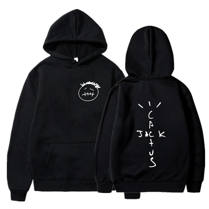 Rapper Cactus Jack Musik Album Hoodies Männer Frauen Mode Hip Hop Sweatshirt Casual Unisex Langarm Übergroßen Hoody Tops – Detail 6