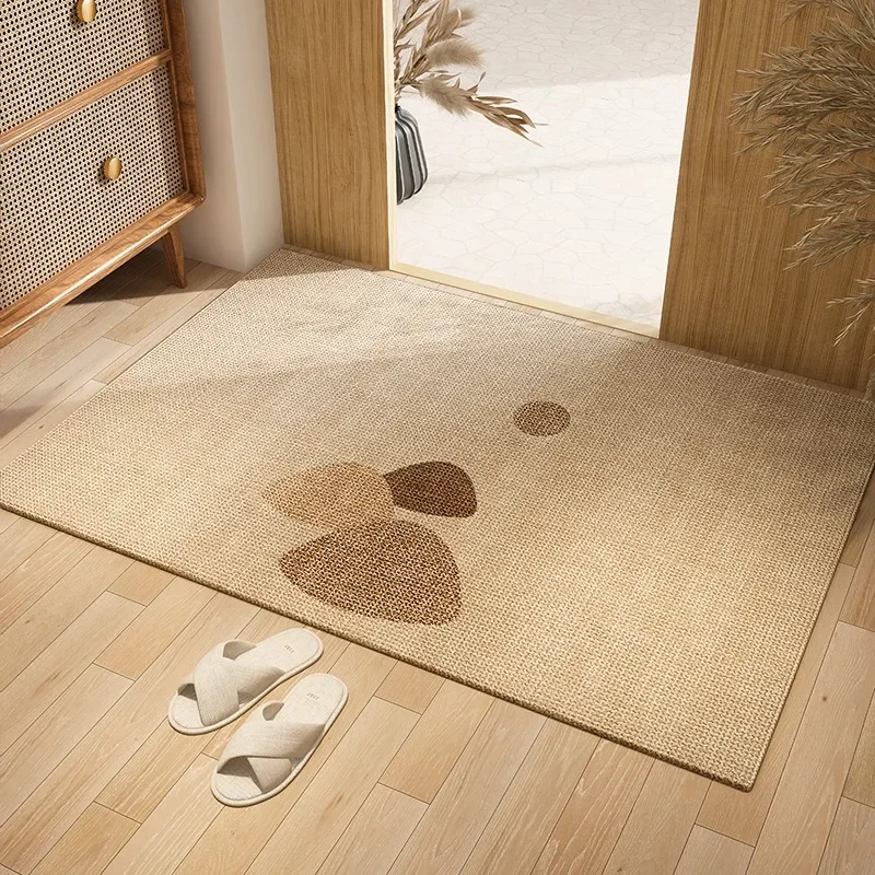

Entrance carpet non-slip waterproof and dirt-resistant bedroom rugs minimalist art bedroom floor mat door welcome home decoratio