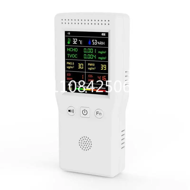 PM2.5PM10 detector formaldehyde TVOC carbon monoxide carbon dioxide CO2 air quality temperature and humidity monitoring