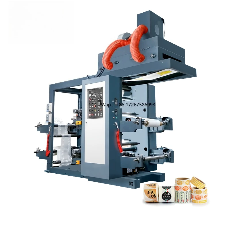 China National High-tech Enterprise New 2-Color Automatic Letterpress Stack Structure Flexo Paper Printer