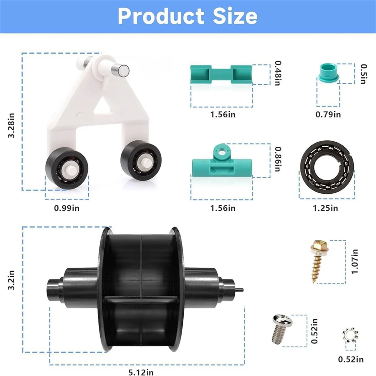 Аксессуары для чистки бассейна ABJZ Комплект AXV621DAT, подходящий для чистящих средств для бассейна Портативный многоцелевой комплект
