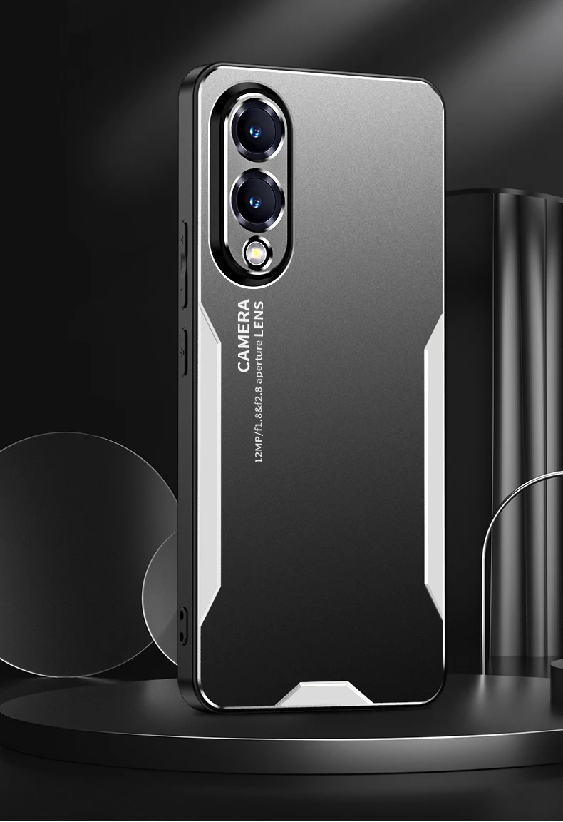 Für Samsung Galaxy S25 Edge Hülle Metall Aluminium Objektivschutz Mattiert Fingerabdruck-Resistent Metall+TPU Abdeckung Für Samsung S25 Edge – Detail 7