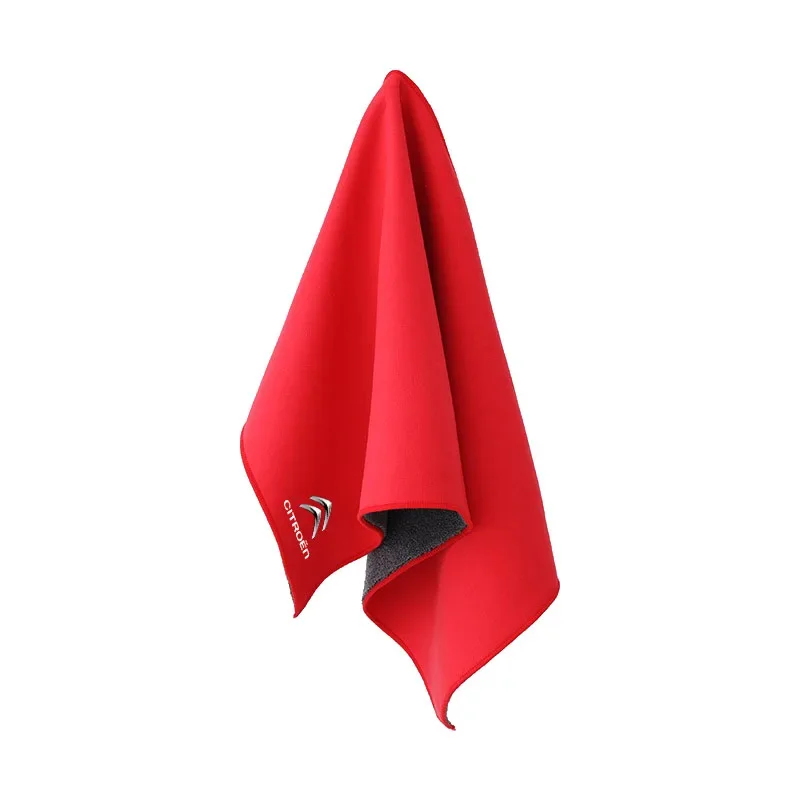 Car Stickers Microfiber Car Cleaning Towel Thicken Soft Drying Cloth Car Body Washing Towels for Citroen C1 C2 C3 C4 C5 C6 C8