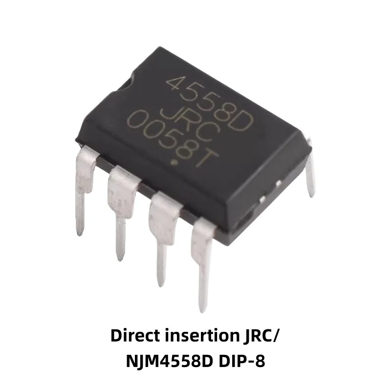 50 Stück Direktanschluss JRC/NJM4558D CD/DD neuer Zweikanal-Operationsverstärker DIP-8 Chip IC Doppelbetrieb – Detail 2
