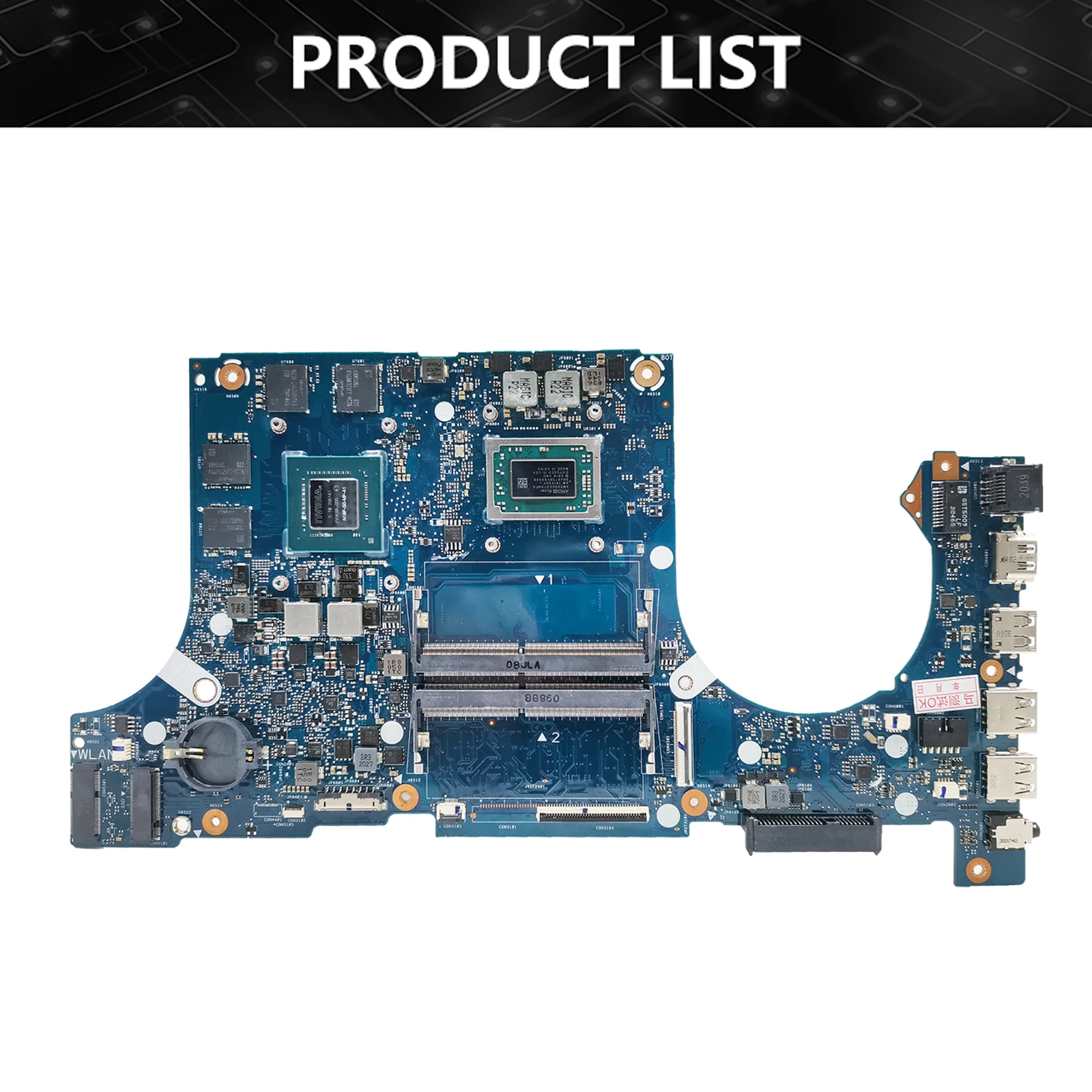 FX505D Notebook Mainboard For ASUS FX505DD FX705DD FX505DT FX95DT FX95D Laptop Motherboard AMD R5 R7 CPU GTX1050 V3G