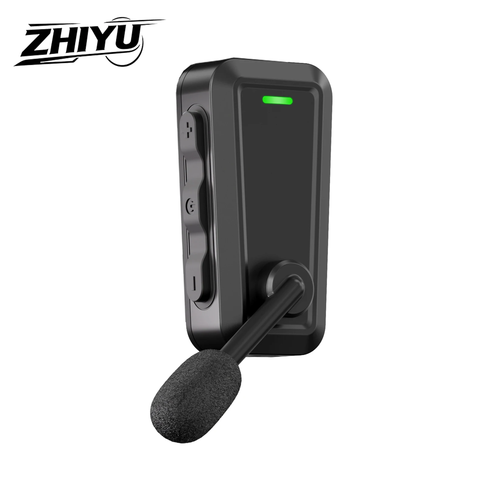 ZHIYU 1/2x Zestaw słuchawkowy do kasku motocyklowego, wodoodporny, z redukcją szumów, zasięg 520 m, interkom, możliwość udostępniania muzyki. — 2