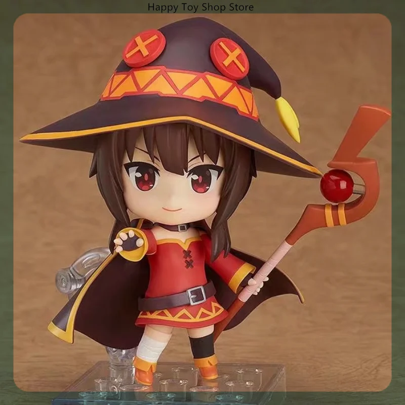 

10cm Megumin Aqua Magic Wand Beautiful Cartoon Girl Figure Model Statue Boys Collection Desktop Decoration Ornament Toys Gifts