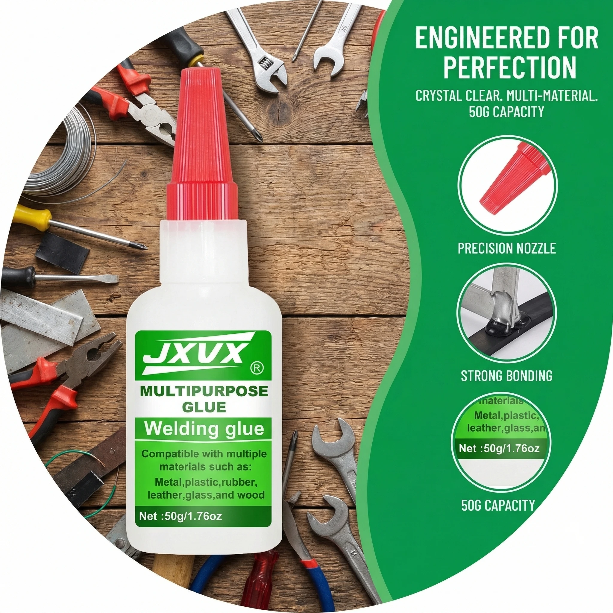 Extra Strong Glue Multi-Material Repair Glue for Shoes Ceramic Plastic Glass Quick Drying Universal Repair Adhesive 35/50g