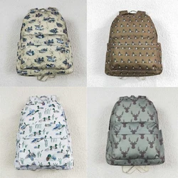 Mochila infantil pato marrom claro, bolsa de escola portátil, ao ar livre, criança, menina adolescente, menino, crianças, boutique ocidental, atacado