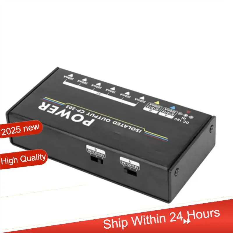 ~ 【A48T HOT】CP-202 مصدر طاقة بدواسة تأثير الجيتار 18 وات 8 منافذ إخراج عزل 9 فولت/12 فولت/15 فولت/18 فولت مصمم مع محول و10 كابل #5