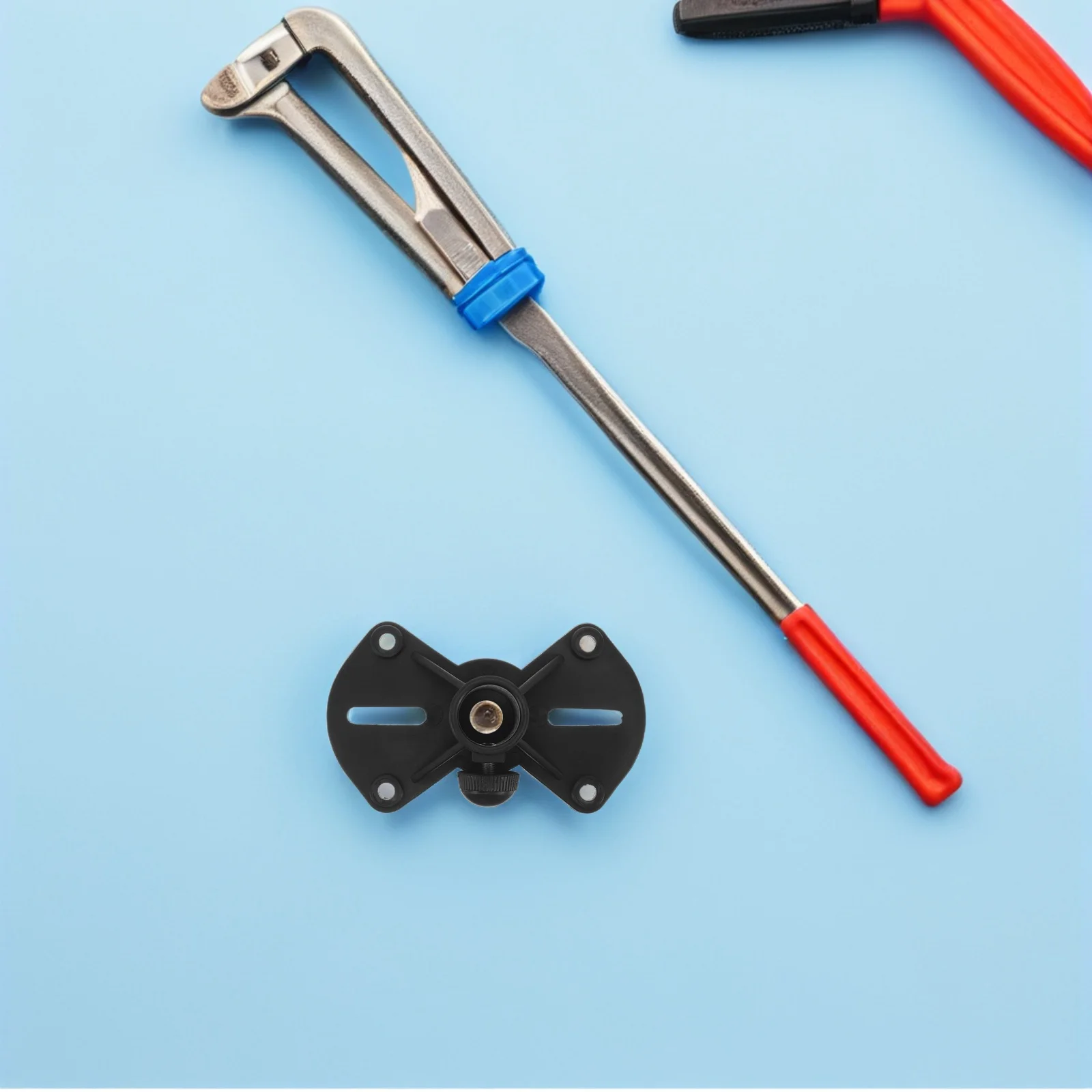 

4Pcs Speaker Bracket Stable Plastic Speaker Base Compact Tripod Tray Holder for Stage Microphone Stand Accessory