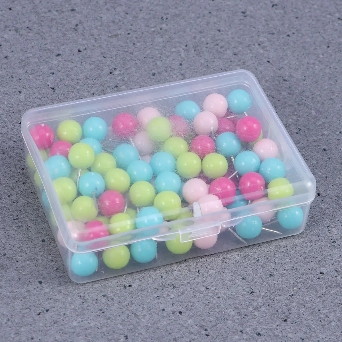 

100Pcs 10Mm Ball Shape Decorative Pushpins Colorful Drawing Pins for Bulletin Boards Maps Wall Posters Office Cubicle Decoration