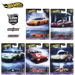 Original Hot Wheels Premium Car Culture Exotic Envy Boy Toy 1/64 Diecast Porsche 911 Lamborghini Reventon Roadster BMW M1 Procar