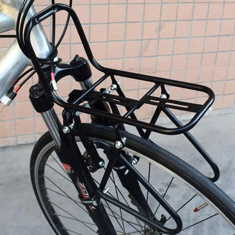 Bicycle Front Rack Carrier Panniers Bag Simple Installation Vegetable Basket Mountain Bike Accessories