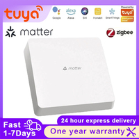 Tuya Matter Thread Hub Zigbee Smart Home Bridge Matter Gateway Hub Siri voice control Homekit Smartthings Google Alexa