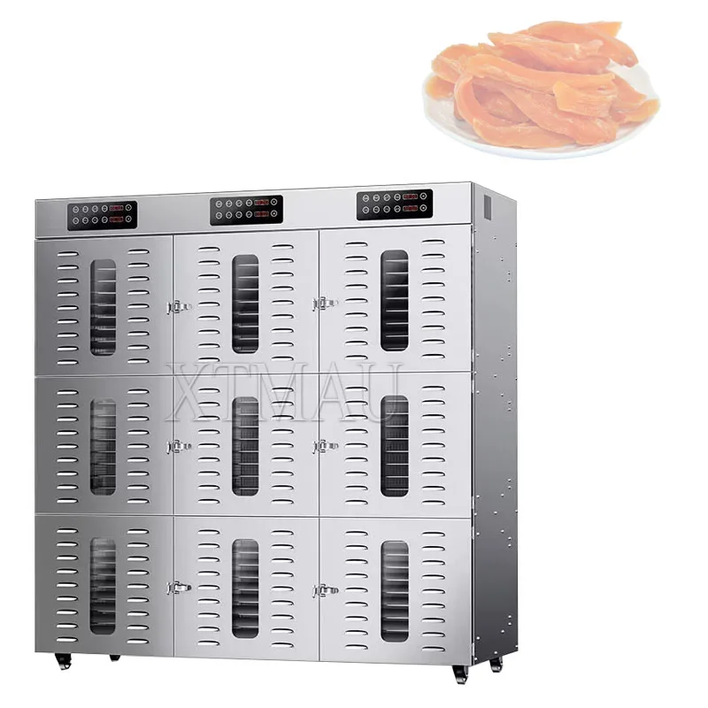 

220V Large Household Food Fruit Dehydrator Dryer High Capacity 60 Layers Dried Frame Low Noise Food Drying Machine