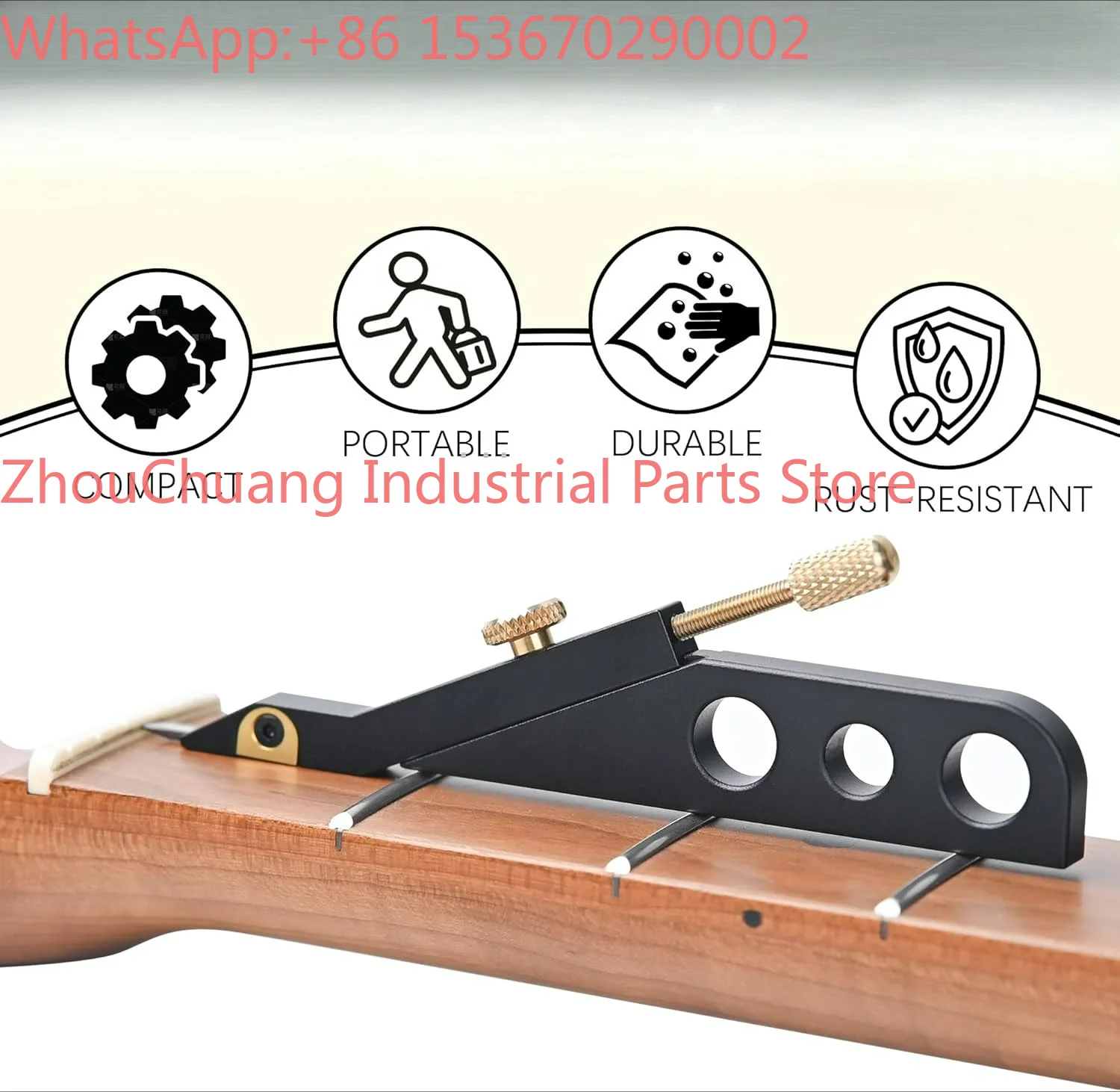 Professional Guitar Nut Scribe Tool Precision Marking for Nut Slots Mark Nut and Saddle Height for Classical Instruments Making