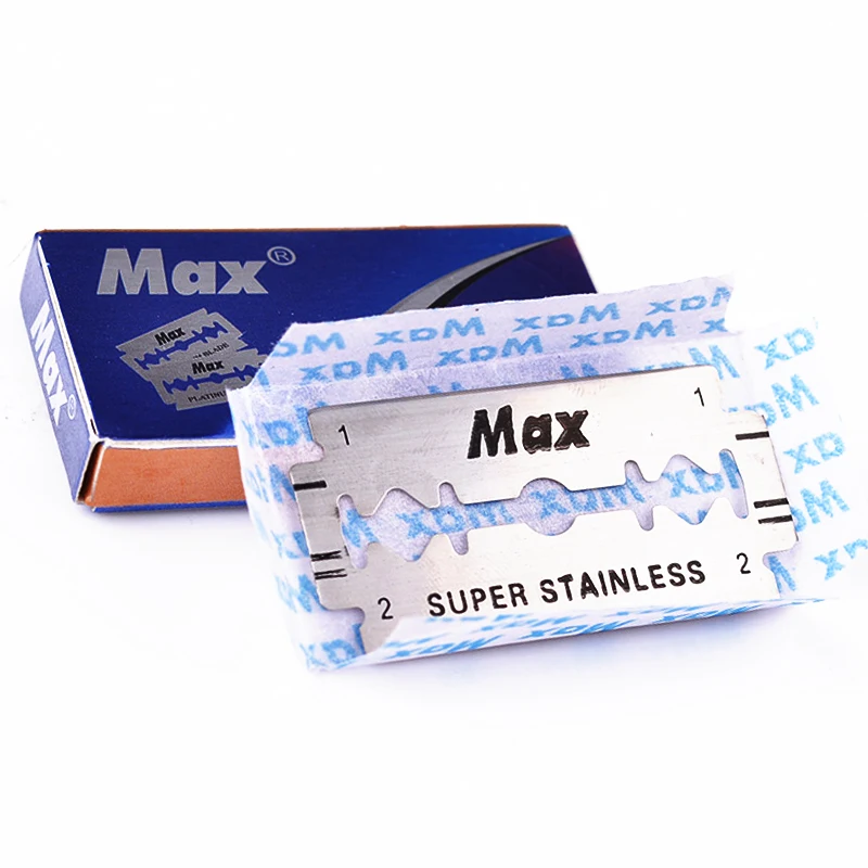 

Platinum Coated Edge Safety Razor Blade Disposable razor Blade 100 Pcs Sweden Stainless Steel Double Edge Blade