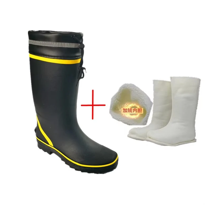 Protective Footwear Waterproof Rubber Rain Boots Steel Safety Herren Stiefel PVC Gum for Industry Fishing Men Women Manufacturer