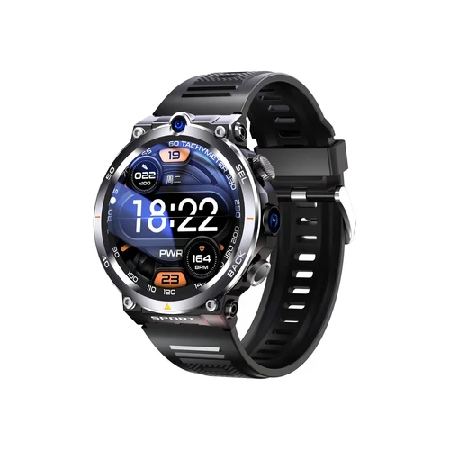 Imagen 2 del producto Reloj inteligente 4G LTE para hombre y mujer, dispositivo con GPS, cámara Dual, Wifi, SIM, NFC, resistente, 64 GB de ROM, descarga de aplicaciones Google Play, IP67, Android