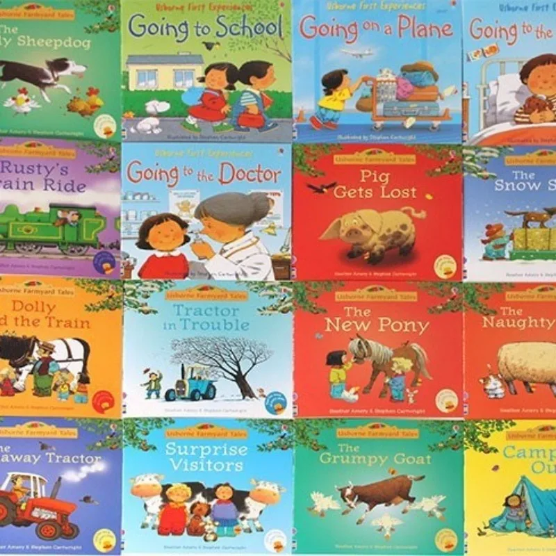 

English Version Picture Book Farmyard Talks for Young Children, 20 Volumes of English Small Farm, Available for Click To Read