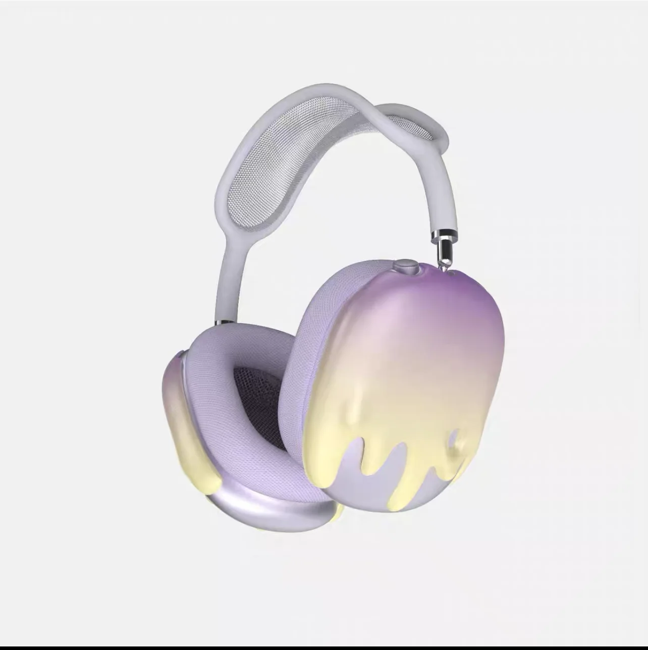Градиентный чехол для наушников, декоративный аксессуар для чехла для наушников с повязкой на голову, подходит для AirPods Max