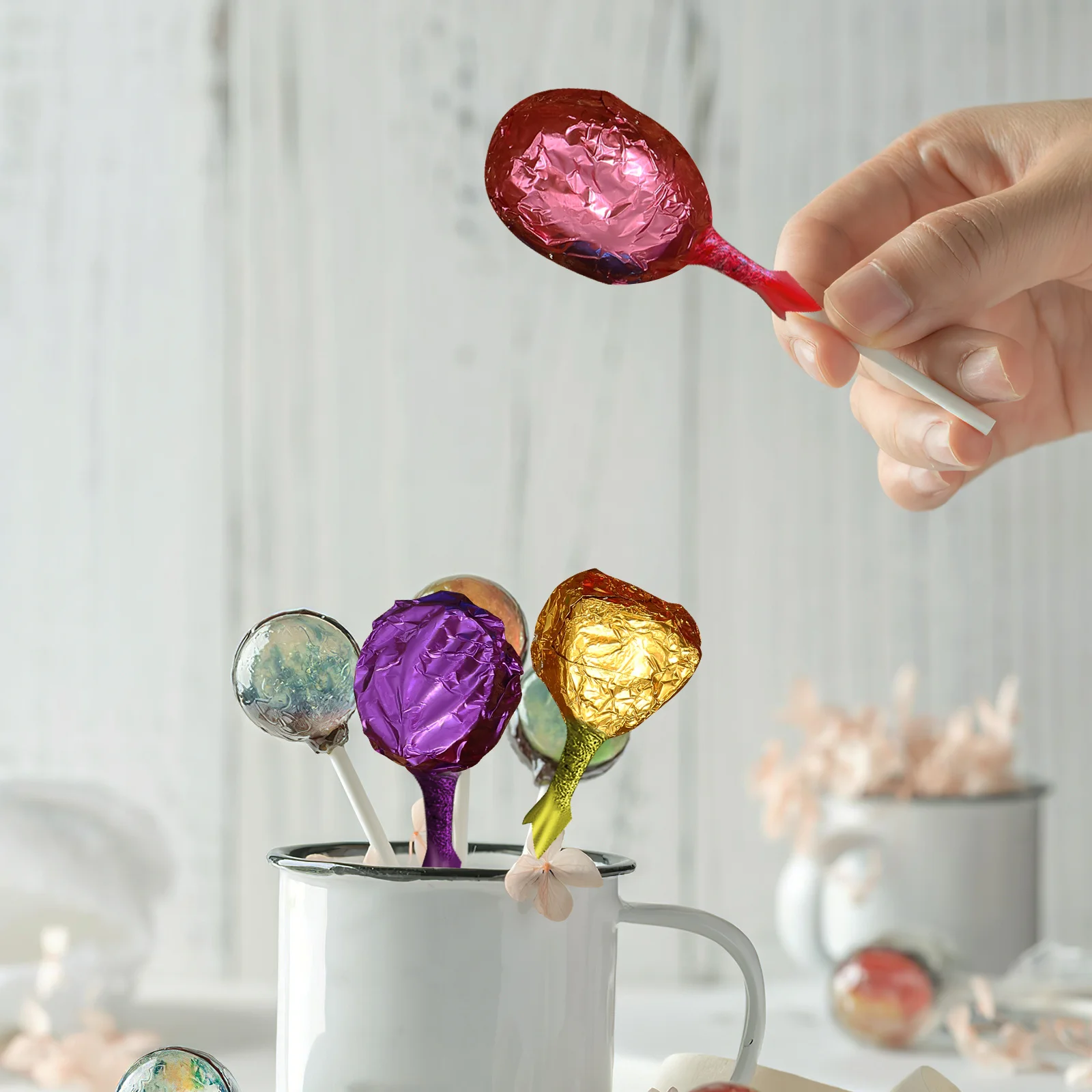 

900Pcs Aluminum Foil Paper Glossy Colored for Chocolate Candy Wrapping Party Wedding Gift Packaging Foil Chocolate Wrappers