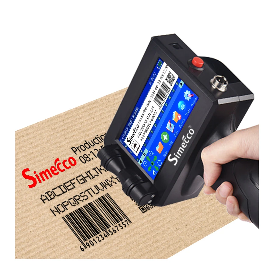 

LA60 Plus 25.4mm Intelligent touch screen inkjet printer small packaging printer production date serial number barcode pattern