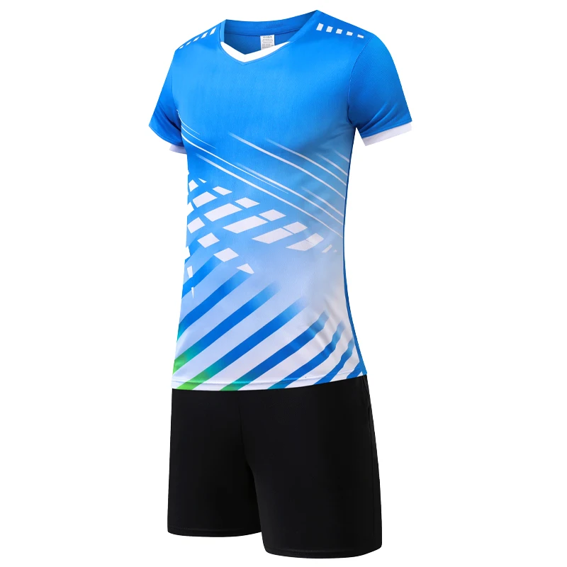 

Men Jerseys Shorts Sets Running Printed Outdoor Football Jogging Print Suits Fashion Badminton Tennis Series Tracksuits