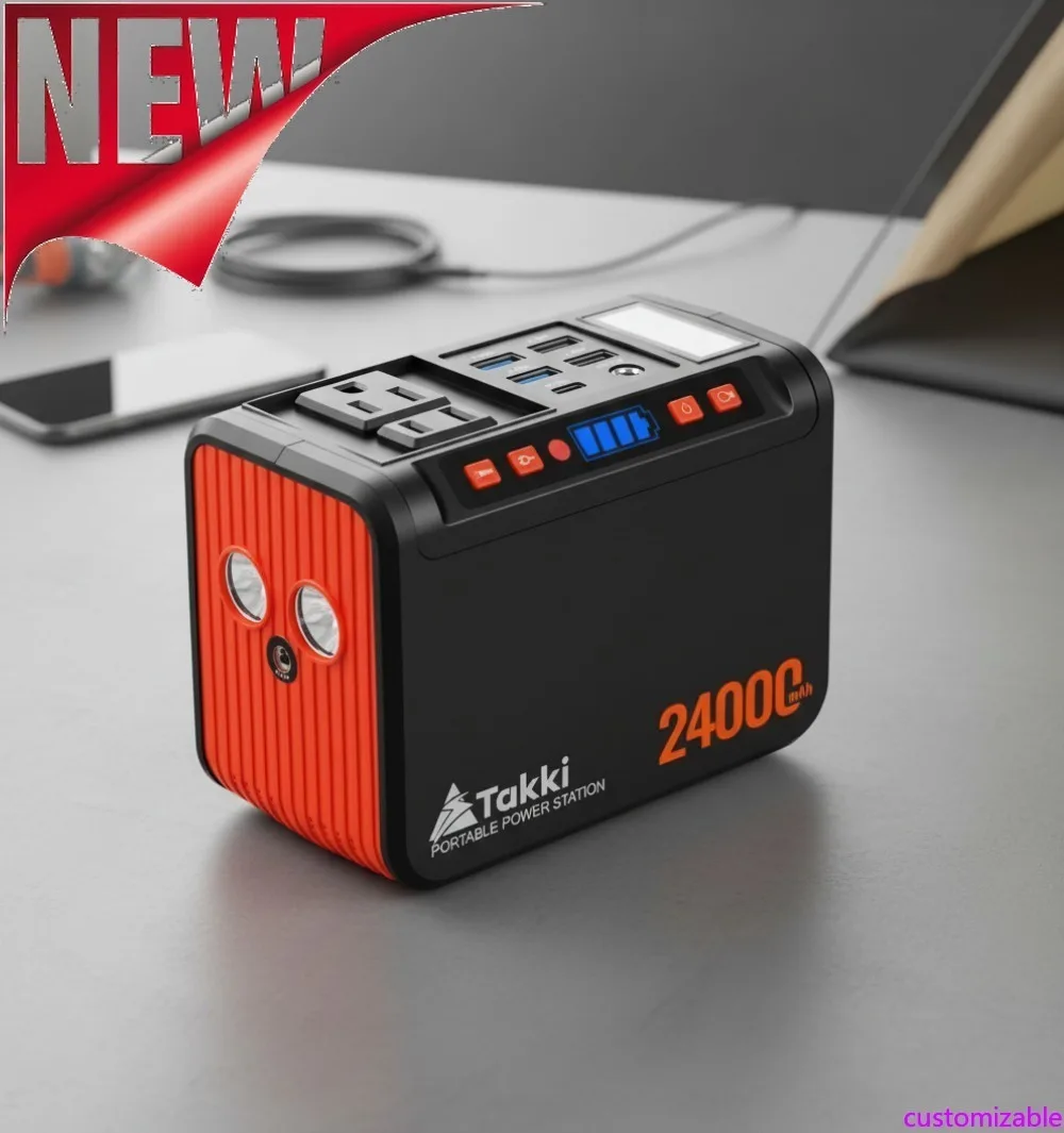 88,8 Wh tragbares Kraftwerk mit 110 V AC-Steckdose, Solargenerator für Camping-Notfälle zu Hause