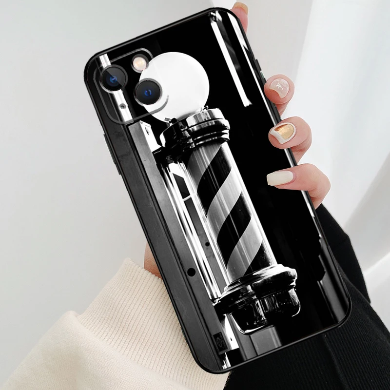 Hair Stylist Hairdresser Phone Case For iPhone 13 12 11 14 15 16 Pro Max Mini X XS Max XR Plus Case Back Cover