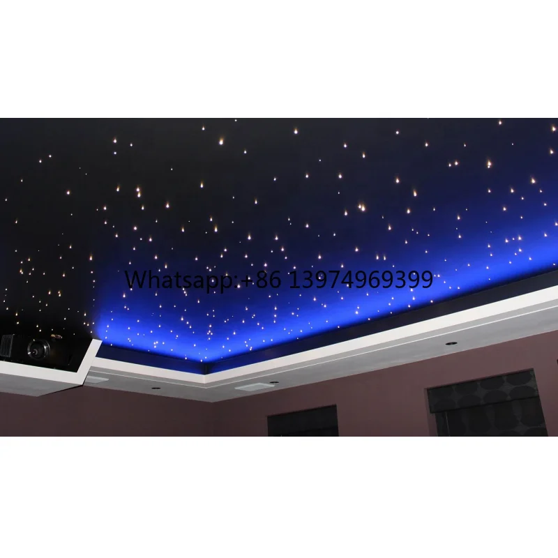 CUSTOM FIBRE OPTIC STAR CEILINGS for Home Theatres or Living Room,fiber Optic Light Ceiling Panels