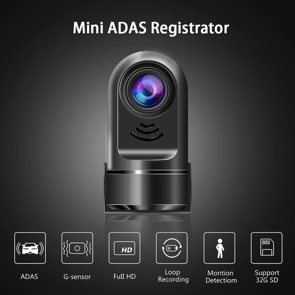 

Car DVR ADAS Dashcam HDP Dash Camera USB Loop Record G Sensor Car Recorder for Android Dash Camera Registrator Dvrs