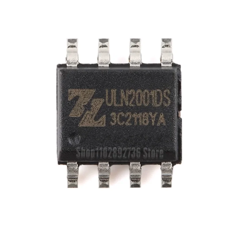 100PCS New Original ULN2001 ULN2001D ULN2001DS SOP8 Three-Channel Relay Driver IC Chip Quality Assurance In Stock