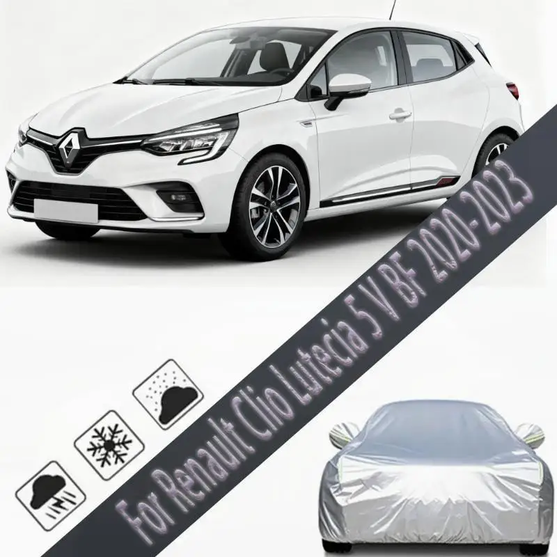 

Для наружной защиты, полная для Renault Clio Lutecia 5 В BF 2020 2023, снежный солнцезащитный козырек, водонепроницаемые пылезащитные автомобильные чехлы