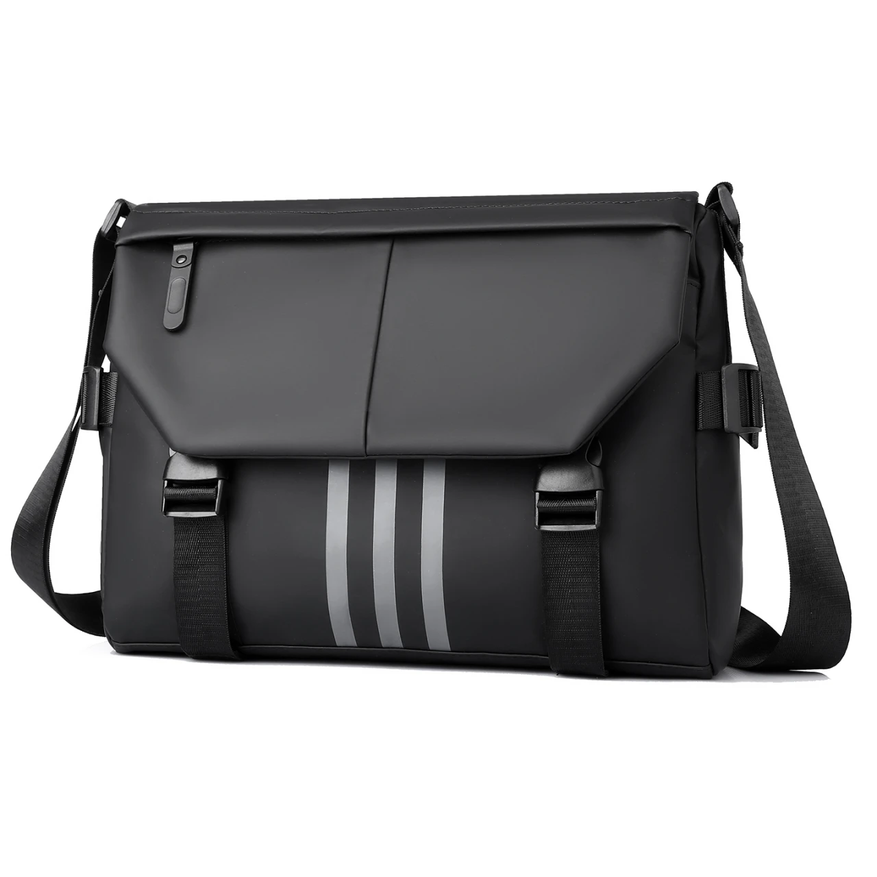 

Модная водонепроницаемая кожаная мембранная сумка на одно плечо в японском стиле, повседневная большая вместительная студенческая сумка-тоут для мужчин и женщин