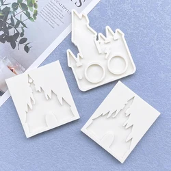 Castle Silicone Cake Baking Mold Sugarcraft Chocolate Cupcake Resin Tools Fondant Decorating Tools