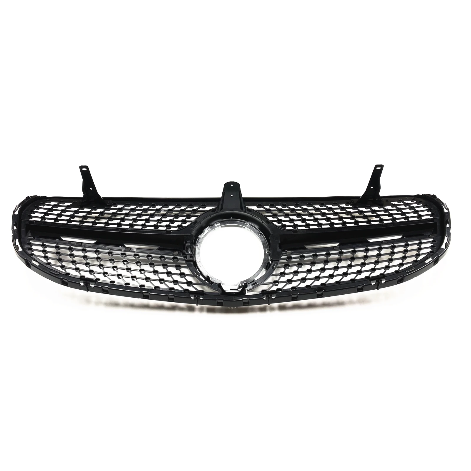 Front Grille Grill For Mercedes Benz GLC Class W253/X253 C253 2020-2023 GLC250 GLC300 GLC350 GLC43 Upper Bumper Hood Mesh Grid