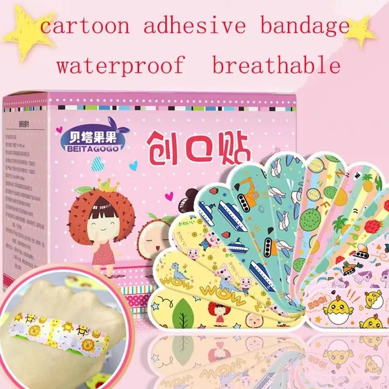 

10/30/50/70 шт., пластырь с героями мультфильмов для детей, пластырь для инъекций кожи вакцины, пластырь для ран, каваи, клейкие повязки