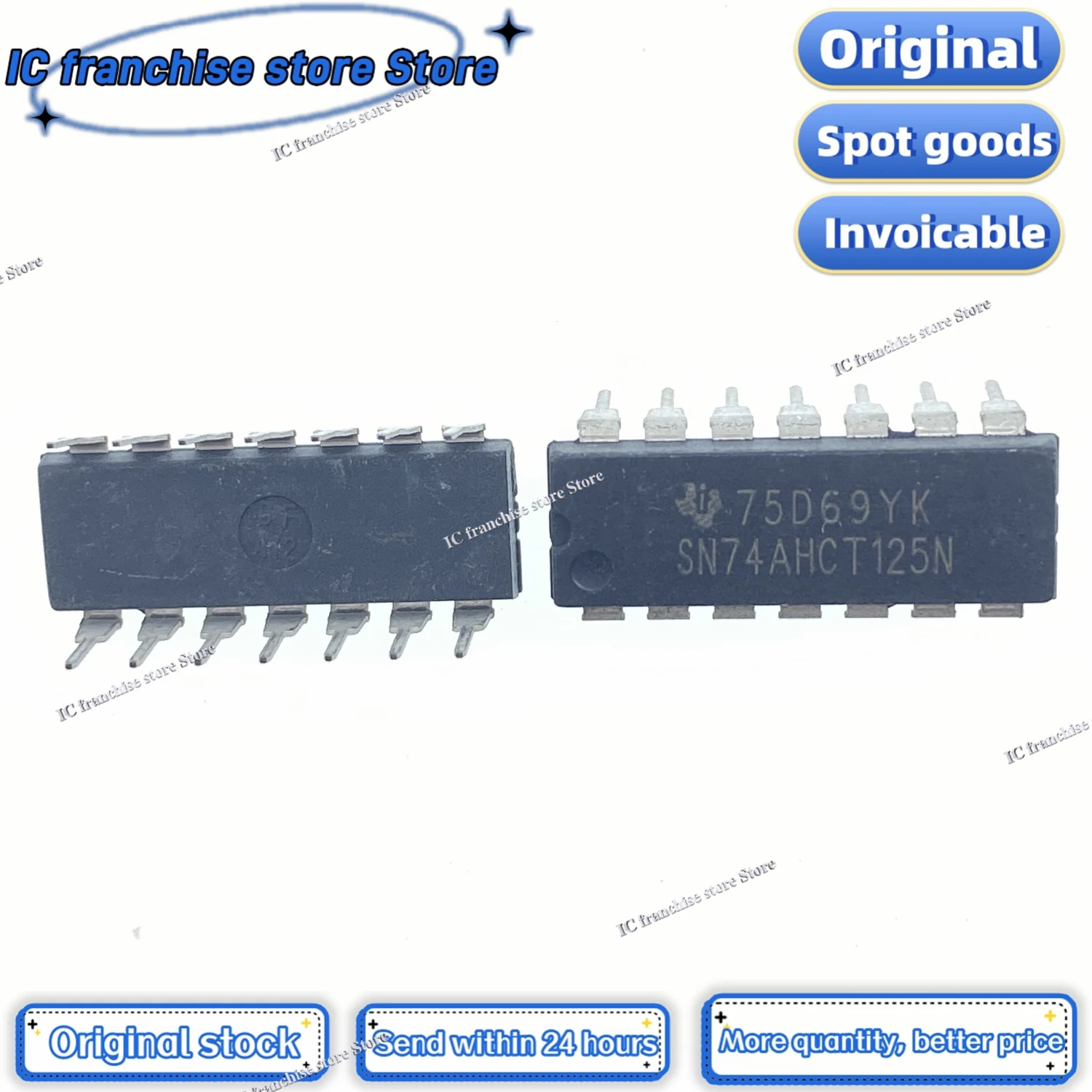 SN74AHCT125N DIP-14 – 1 Stück, Hochgeschwindigke Produktbild-Vorschau 3