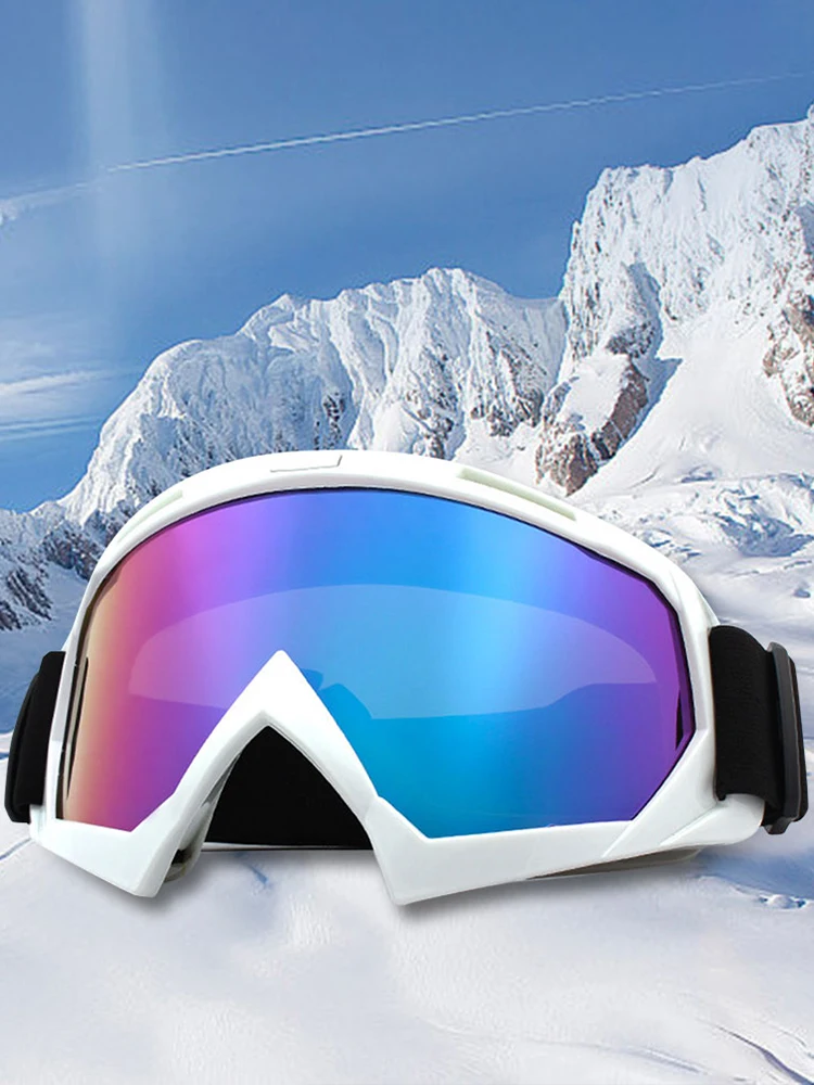 AliExpress NONE Skiing Goggles Windproof Cycling Motorcycle Goggles Winter Anti-Fog Protective Glasses Snowboard Ski Mask Tactical Sunglasses