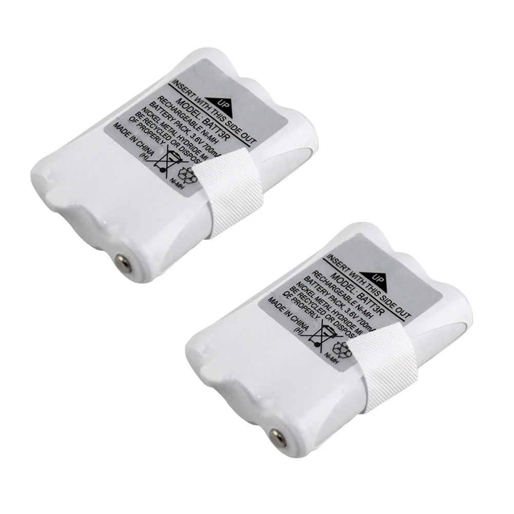 

2pcs BATT3R for X-Talker Radios Battery AVP14 MID-AVP14 LXT600 LXT-600 LXT630 LXT-630 3.6V 1000mAh Ni-MH Battery